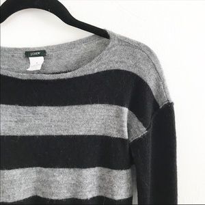 ** J. Crew ** wool blend striped sweater